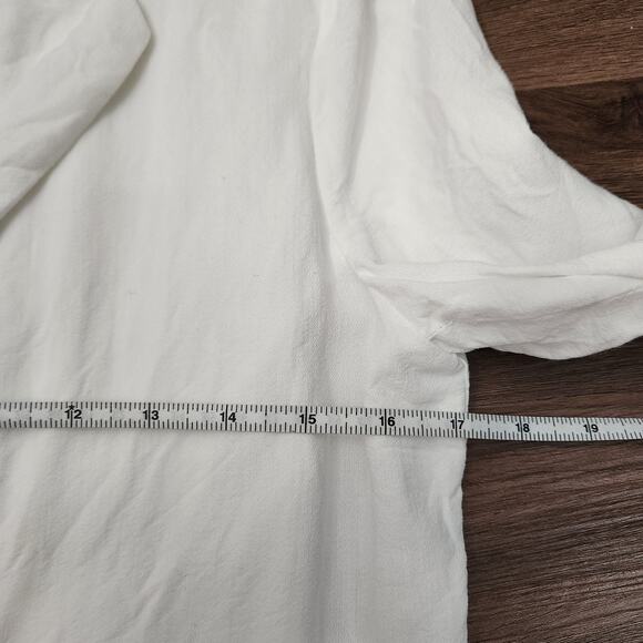 MARELLA Light Blazer White Linen Minimalist Preppy Quiet Luxury Career Office - Picture 6 of 7